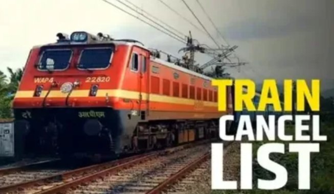 1 दिसंबर से 3 मार्च तक 24 ट्रेनें रद्द, देखिए लिस्ट