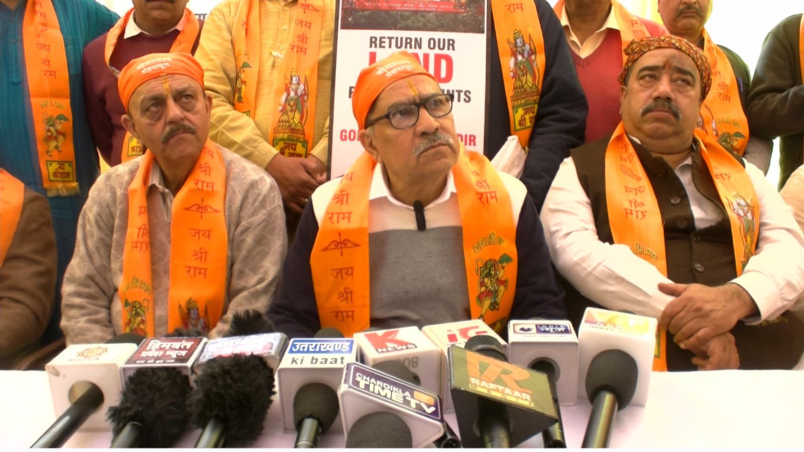 मंदिर दरगाह बाबा श्री पीर रतन नाथ जी (पेशावर वाले) समिति द्वारा शांतिपूर्ण प्रदर्शन