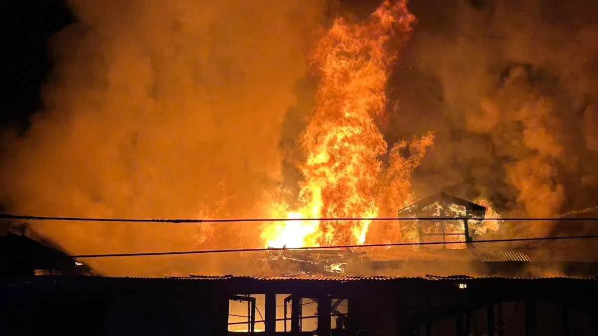 नैनीताल में रात में घर में लगी आग:युवती की जलने से मौत, पिता गंभीर रूप से झुलसे