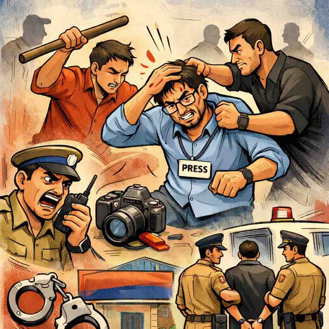 बड़ी खबर: देहरादून में पत्रकार पर हमला, आरोपियों के खिलाफ केस दर्ज