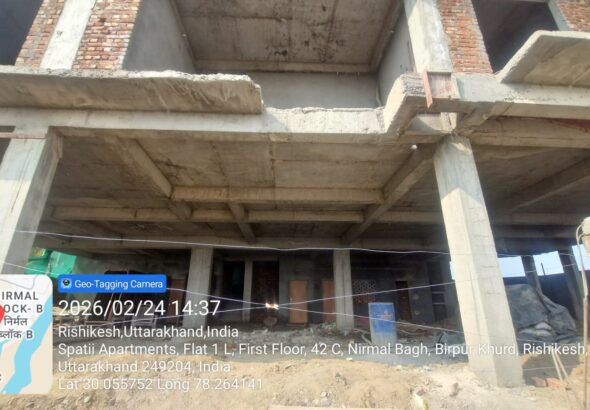 अवैध निर्माण पर एमडीडीए की बड़ी कार्रवाई, ऋषिकेश में अवैध बहुमंजिला भवन सील