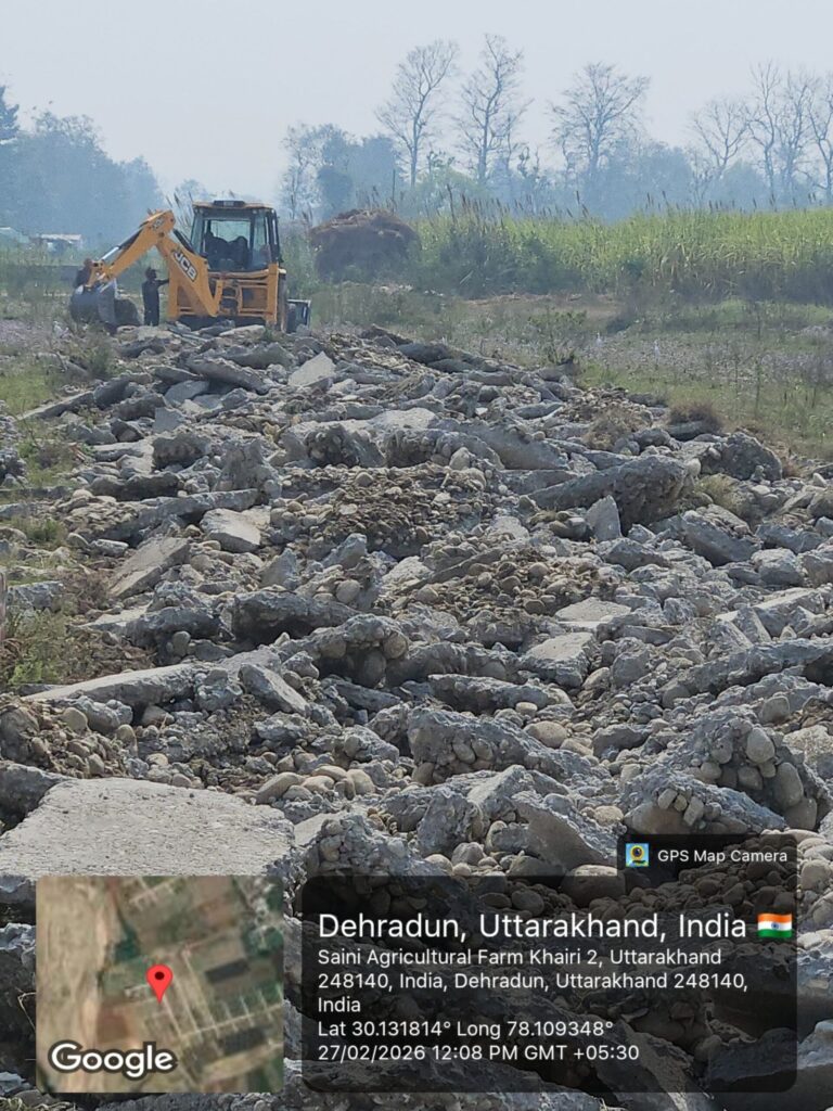 अवैध प्लॉटिंग पर एमडीडीए की बड़ी चोट, डोईवाला में मारखम ग्रांट से खेरी तक एमडीडीए का एक्शन, 77 बीघा अवैध प्लॉटिंग पर चला दिया बुलडोजर