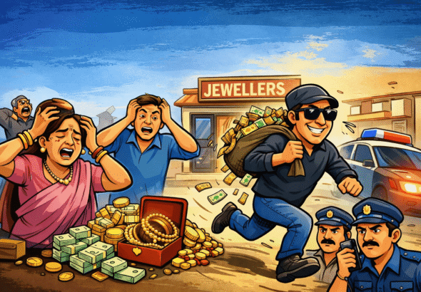 ग्राहकों को चूना लगाकर फरार हुआ ज्वेलर, पुलिस जांच शुरू