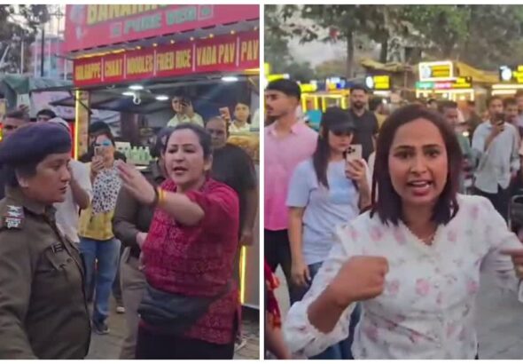 हल्द्वानी चौपाटी में हंगामा: दो महिला ब्लॉगरों के बीच गाली-गलौज और धक्का-मुक्की