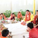 रामनवमी पर मुख्यमंत्री आवास में कन्या पूजन, CM पुष्कर सिंह धामी ने दिया नारी सम्मान का संदेश