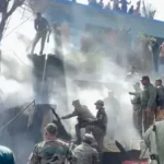 गौरंग गांव में गोशाला में भीषण आग, सेना-फायर टीम ने बचाई पूरी बस्ती